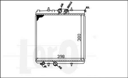 Radiator racire motor