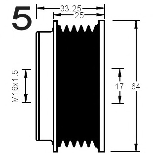 Fulie alternator