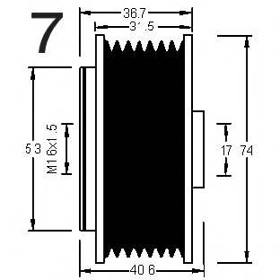 Fulie alternator