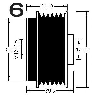 Fulie alternator