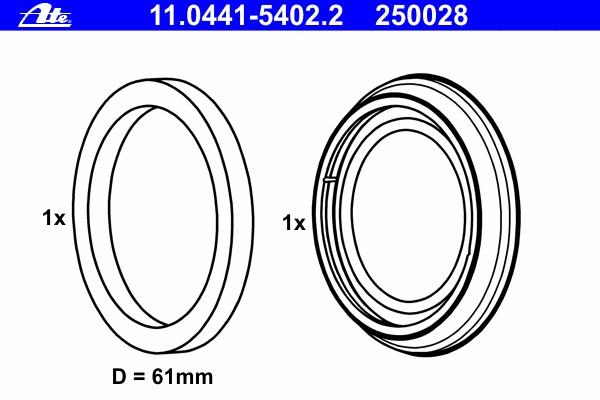 Set garnituri etrier frana