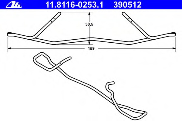 Arc etrier frana