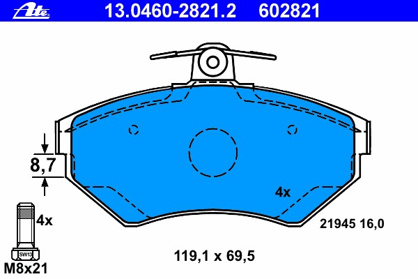 Placute frana