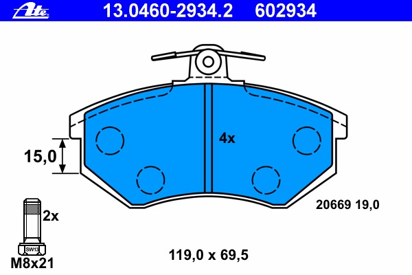 Placute frana