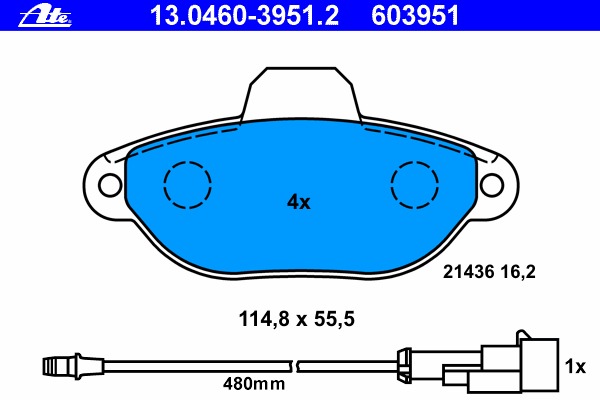 Placute frana