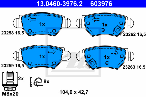 Placute frana