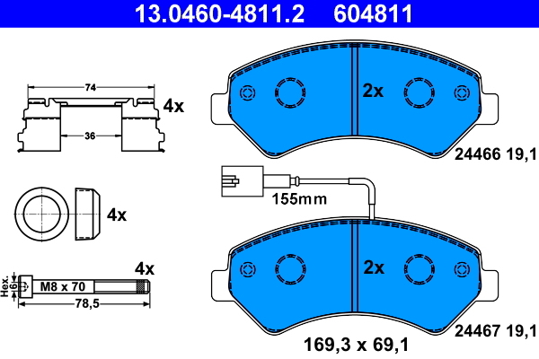 Placute frana