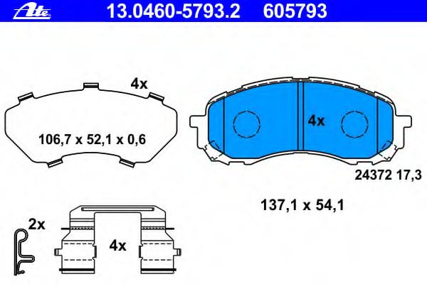 Placute frana