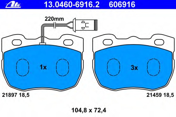 Placute frana