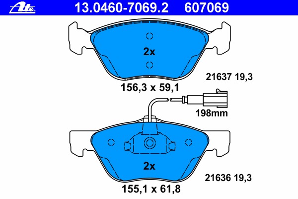 Placute frana