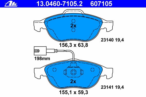 Placute frana