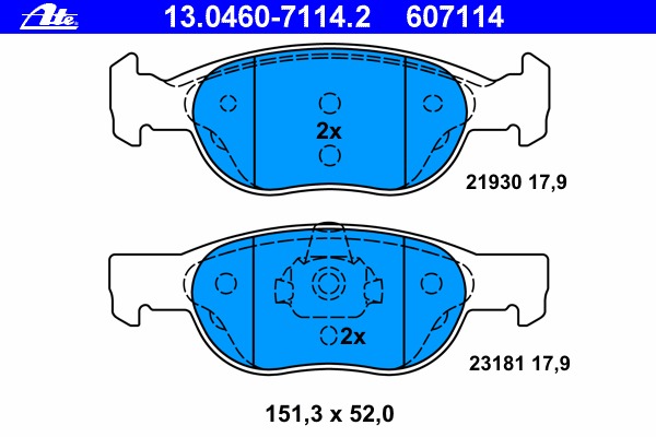 Placute frana