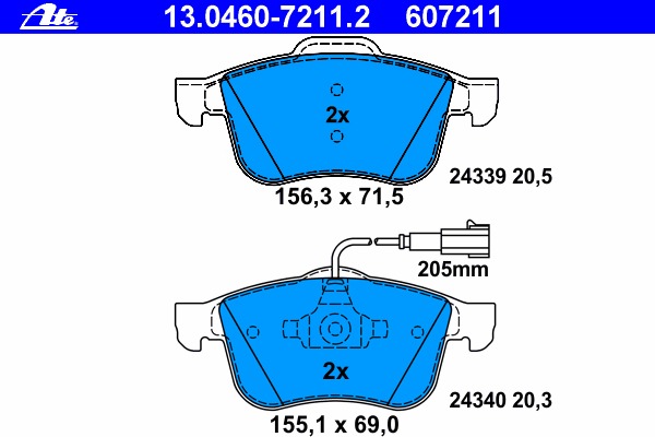 Placute frana