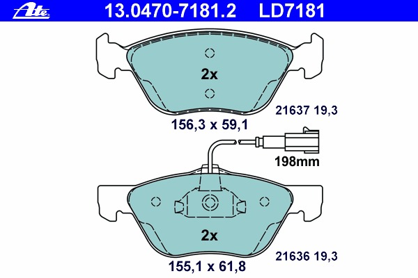 Placute frana