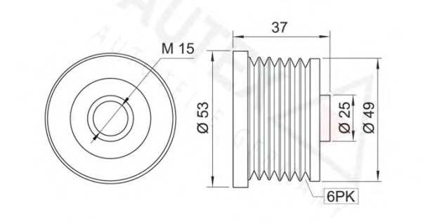 Fulie alternator