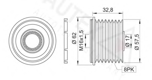 Fulie alternator