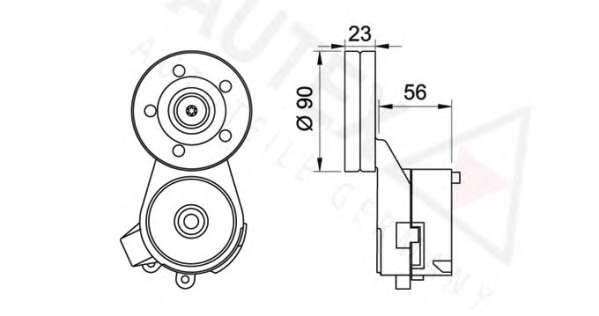 Rola intinzator curea transmisie