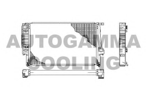 Radiator racire motor