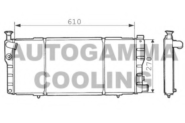 Radiator racire motor