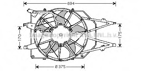 Ventilator radiator