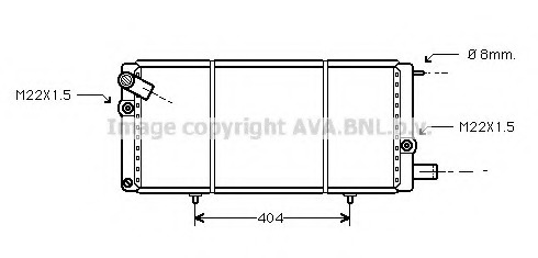 Radiator racire motor