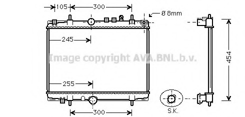 Radiator racire motor