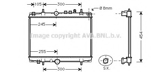 Radiator racire motor