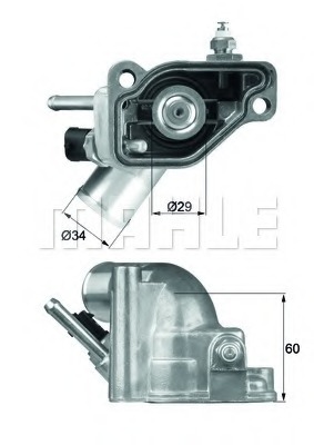 Termostat lichid racire