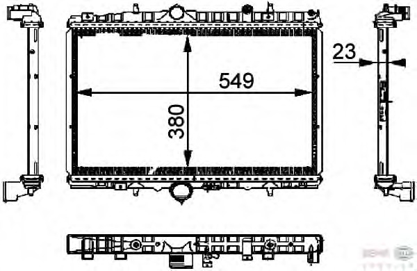 Radiator racire motor