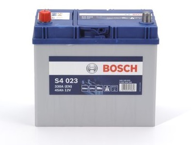 Baterie auto, de pornire, s4 , tensiune 12 v, amperaj 45 ah, curent de pornire 330 a