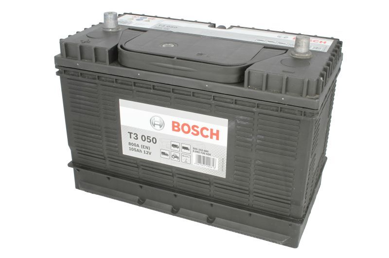 Baterie camion t3 , tensiune 12 v, amperaj 105 ah, curent pornire 800 a, borna inversa stanga +