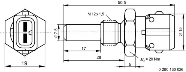 Senzor temperatura lichid de racire