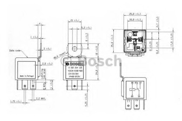 Releu multifunctional