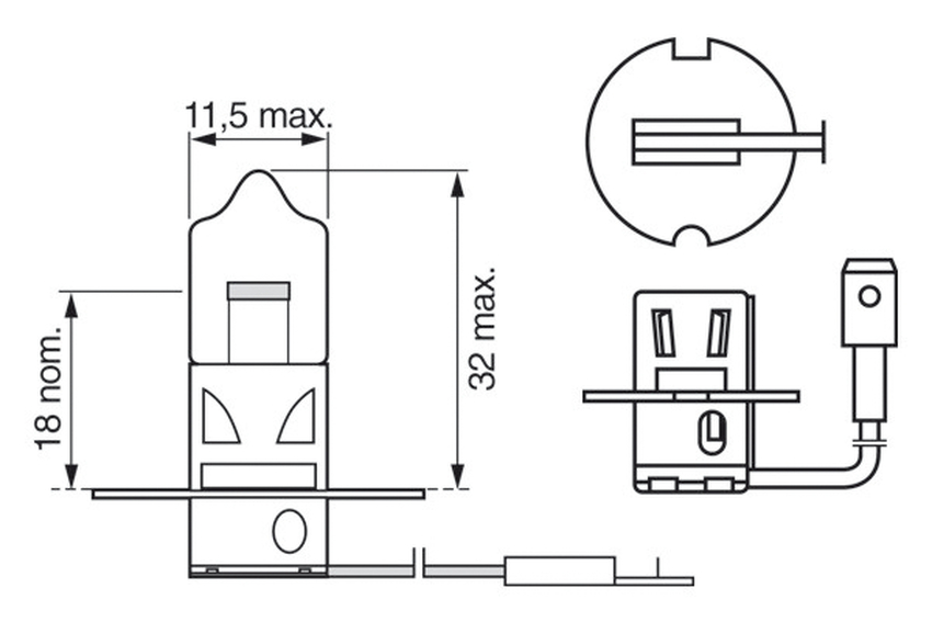 Bec h3 bosch
