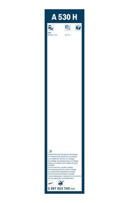 Stergator luneta aerotwin rear a530h , lungime 530 mm, pentru ford mondeo
