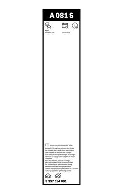 Set stergatoare parbriz aerotwin a081s , lungime 530 mm, 400 mm, pentru ford ecosport mk2