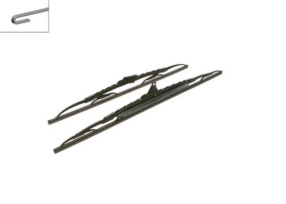 Set stergatoare parbriz twin 606s , cu spoiler, lungime 600 mm, 500 mm, standard