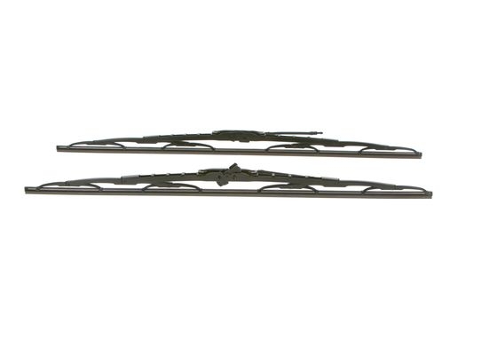 Set stergatoare parbriz twin 609 , lamela tip clasic, lungime 600 mm, cu duza stropitoare lichid integrata
