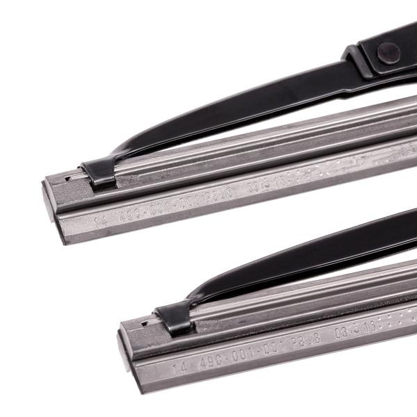 Set stergatoare parbriz twin 609 , lamela tip clasic, lungime 600 mm, cu duza stropitoare lichid integrata