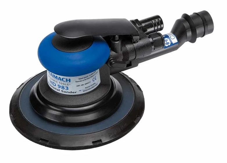 Masina pneumatica slefuit orbitala colad hamach one-hand hd983 , 2.4 mm, 6-8 bari, 300 l / min, 12000 rpm
