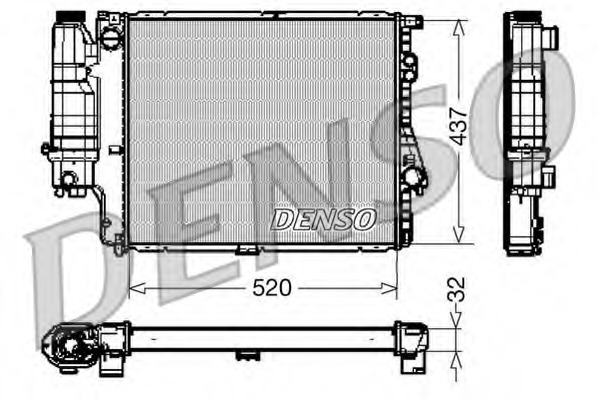 Radiator racire motor