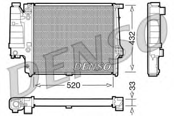 Radiator racire motor