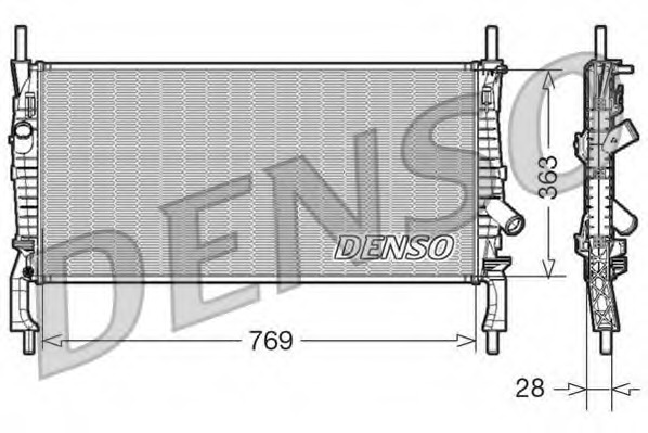 Radiator racire motor