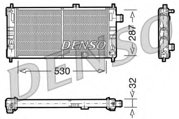 Radiator racire motor
