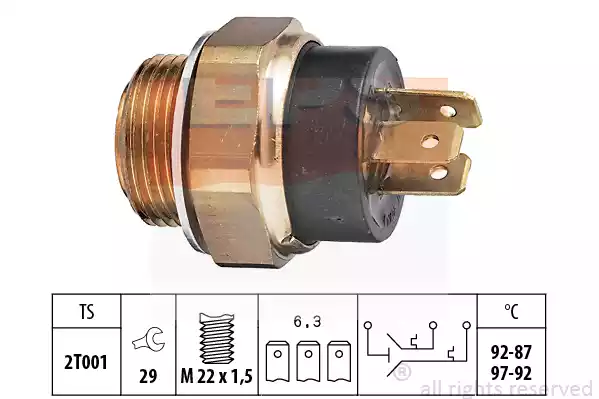 Comutator temperatura ventilator radiator