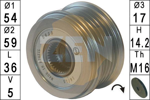 Fulie alternator