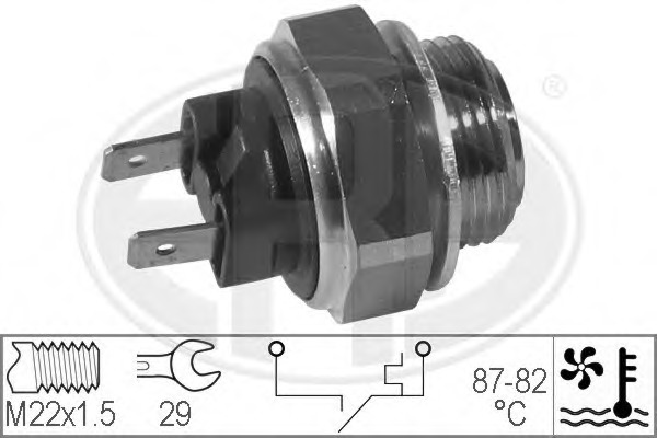 Comutator temperatura ventilator radiator