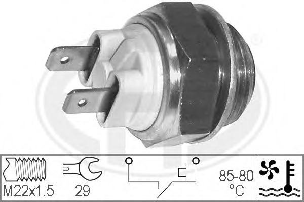 Comutator temperatura ventilator radiator