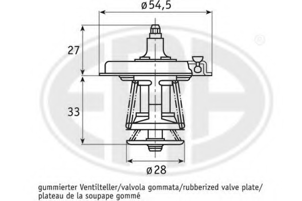 Termostat lichid racire