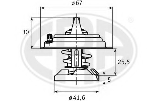 Termostat lichid racire